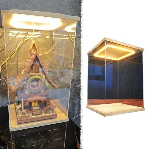 Vitrina de acrílico transparente de 24, 20,...