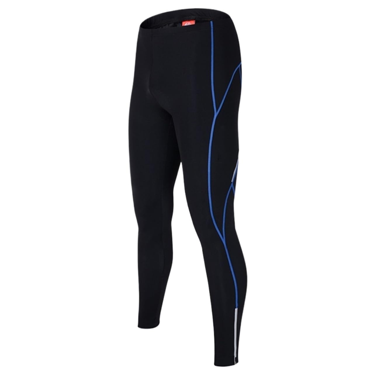Fahrradhose Lang 2 Stück Herren Outdoor-Bekleidungshose Professiona Sonnencreme atmungsaktive Bequeme Gel-gepolsterte Fahrradhose(Black08,XXXL)
