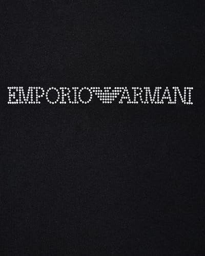Emporio Armani Woman's Essential Cotton Crewneck T-Shirt, Schwarz, XL, Regular, Black Beauty, XL – Ansicht 4