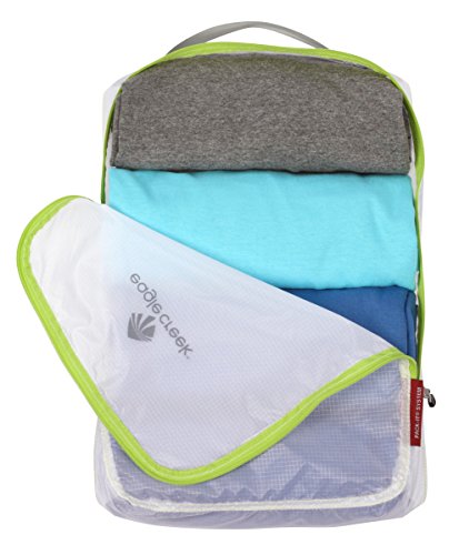 Eagle Creek Pack-It Specter Packing Cubes Starter Set - Durable, Ultra-Lightweight And Water-Resistant Ripstop Fabric Suitcase Organizer Bags For Clothing And Gear, White/Strobe #TOP1