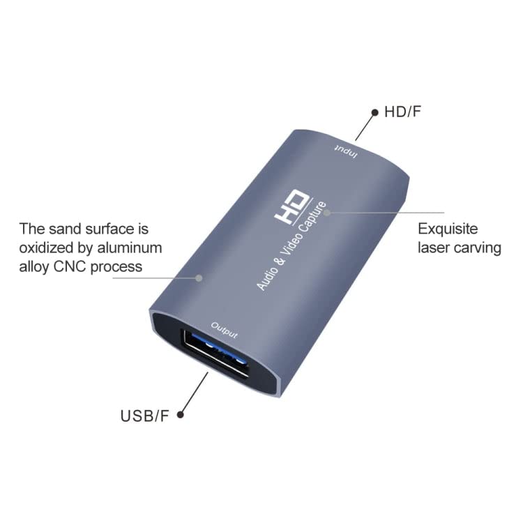 Tobo HD USB Audio Video Capture Card Device for Recording Teaching for PC USB Female to HDMI Female Video Capture Card Z52 TD-827HVC - Image 4