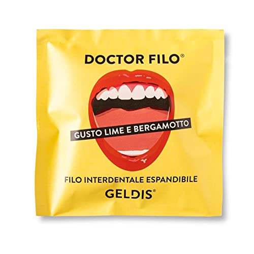 GELDIS Filo Interdentale Lime e Bergamotto, 30 mt