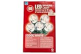 Toyo Electric Mfg. Co. Ltd. Winter Wonder Lane 60 LED Dome Lights - Cool White on Green Wire