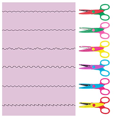 Katfort Craft Punch And Creative Scissors, 16Pcs Craft Scissors Decorative Edge Set For School Kids Adults, Decorative Edge Scissors Perfect For Scrapbooking, Crafts, School Work, Diy Photos Album #TOP2