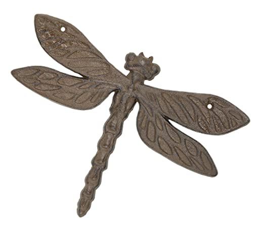 Cast Iron Dragonfly Themed Wall Decoration