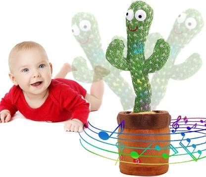 PRIMEFAIR Dancing Cactus Repeat What You say and Sing Electronic Plush Toy Decoration for Kids Funny Early Childhood Education Toys (Multicolor) (B09KPT1TBH) Amazon Price History, Amazon Price Tracker