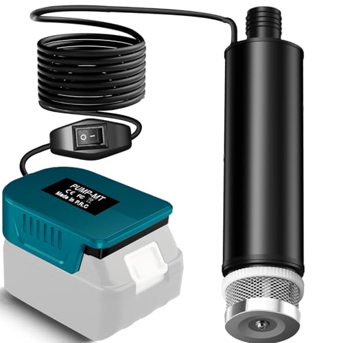 BAT20TL 635GPH Water Pump for Makita 18V Battery, Cordless Transfer Pump with Sediment Filter, 100W High Flow Battery Powered Water Pump for Pool, Garden, Tub, Camping Draining (Bare Tool)