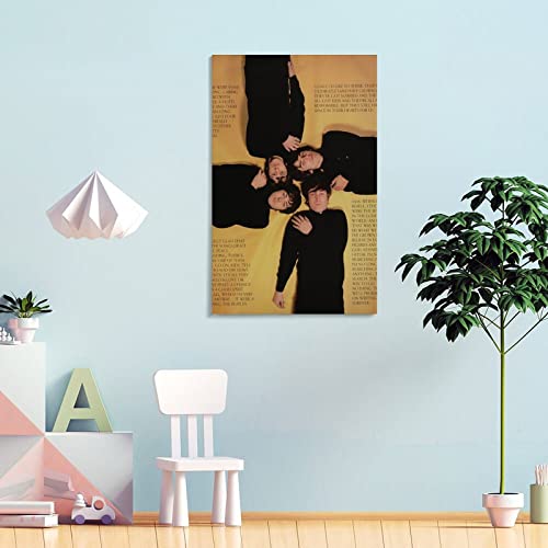 Poster classique The Beatles – Peinture murale décorative sur toile – Impression d’art moderne pour chambre à coucher… - Les Beatles, Paul McCartney, John Lennon, RIngo Starr, George Harrison Poster classique The Beatles - Peinture murale décorative sur toile - Impression d'art moderne pour chambre à coucher… – Image 5