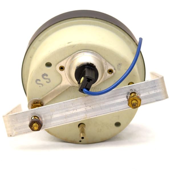 Generic Medallion Boat Speedometer Gauge C-2448 | 3 3/8 Inch Black