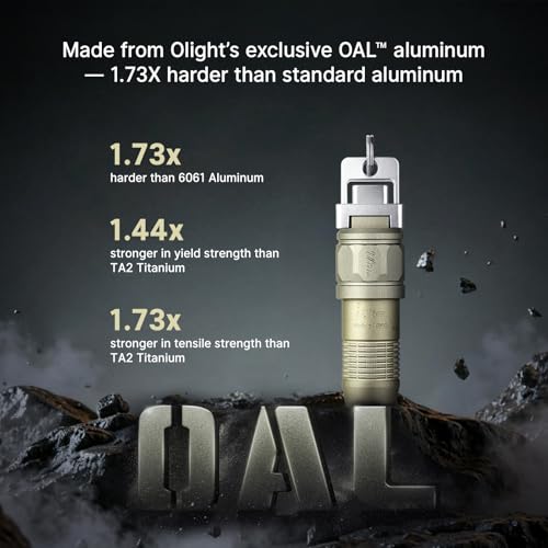 Image of OLIGHT iUltra Rechargeable EDC Flashlight, 80 Lumens Mini LED Keychain Light, Easy take with Pocket or Attach to Keyring, Bag, for Everyday Carry and Emergencies (Olive-Green)
