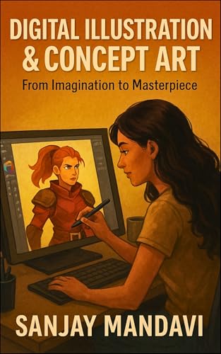 Digital Illustration  Concept Art: From Imagination to Masterpiece (Technical Skill Books By Sanjay Mandavi Book 1) (English Edition)