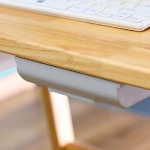 OSALADI 2pcs under Desk Organizer Drawers for Home and Dresser, Large Capacity Hidden Drawer Storage Box with Nail-free Abs Material, Easy and Firm Installation Desk Organizer Trays - Image 4