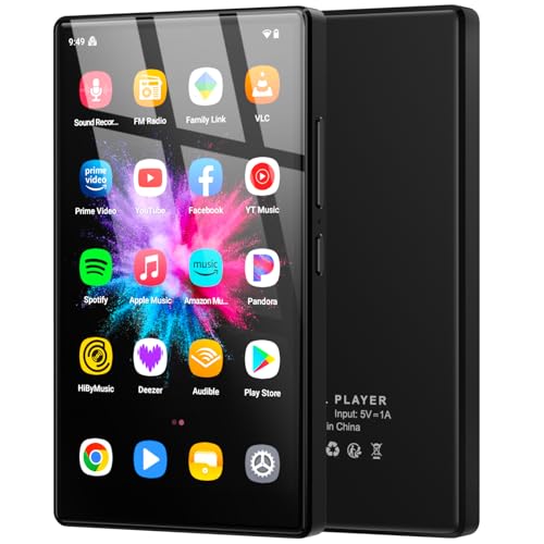 Lettore MP3 da 5" con sistema operativo Android 13, lettore