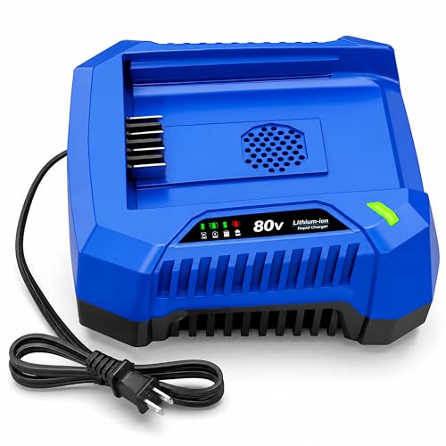 YJITO Upgraded 80V 4.0A Fast Charger Replacement for Kobalt 80V Battery Charger Compatible with Kobalt 80V Max Battery KB 280-06 KB 480-06 KB 580C-06 KB 2580-06