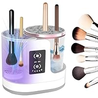 Infreecs Elektrischer Pinselreiniger Make Up mit Trockner, 3 in 1 Electric Makeup Brush Cleaner Machine, Effiziente Reinigung, Automatischer Makeup Pinselreiniger für Kosmetikpinsel aller Groβen