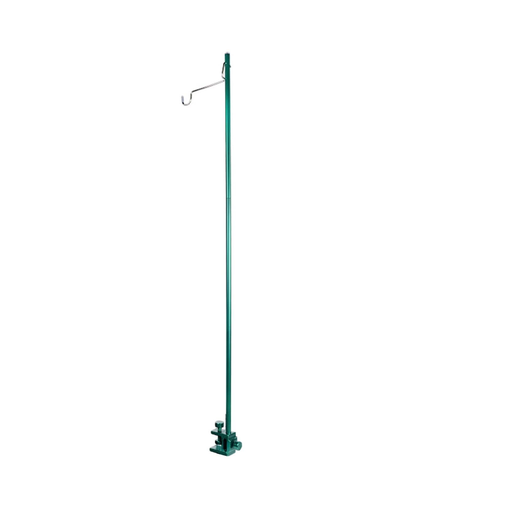 Supporto per infusione pieghevole Medical Liquid Hook Rack in alluminio per casa/ospedale/clinica, supporto portatile per infusione con pratica confezione (verde scuro)