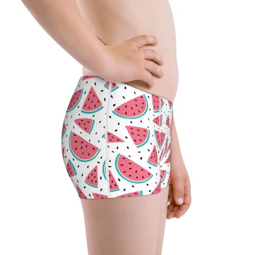 Boys' Cotton Boxer Brief Soft Underwear-Watermelon2