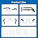 GetD Smart Glasses with Language Translator, Wireless Bluetooth, ChatGPT AI, 11H Battery Life, Anti-Blue Light UV Protection, Voice Control Smart Glasses with Built-in Mic & Speakers, Gaming Meeting