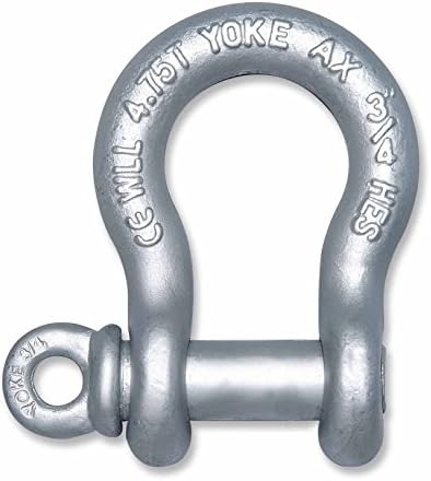 YOKE 8-807-13 Anchor Shackle with Screw Pin, Forged Alloy