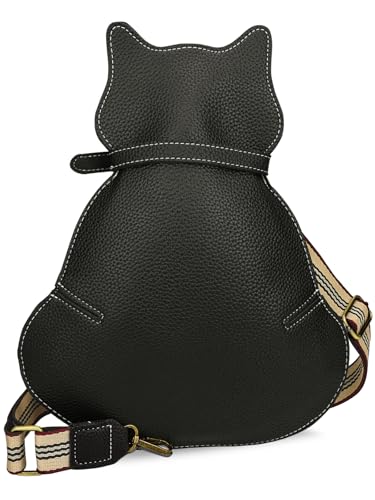 Cat Purse Crossbody Handbags for Women Men Chest Bag with Adjustable Strap Cat Sling Bag Women's Crossbody Bags