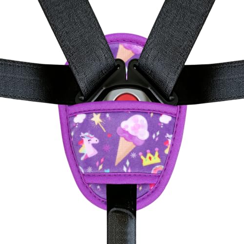 Image of 2 Pack Crotch Area Pad for Stroller, Universal Pram Belt Cushion for Kids