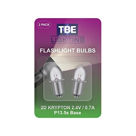 TBE LIGHTING 2D Krypton Flashlight Bulbs Cover