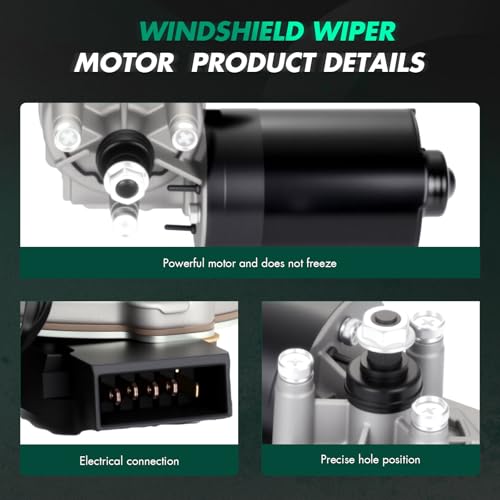 Image of SCITOO Windshield Wiper Motor Compatible For Mercedes-Benz For ML430 | Direct fit for 1999 For Mercedes-Benz For ML430|Replaces OE 1HM955113|620-58358|1HM955113A|5 Pins|Fit for Front Wiper Motor