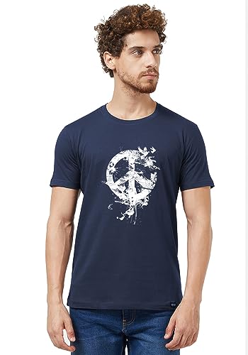 Image of Wear Your Opinion Mens S to 5XL Graphic Printed T-Shirt (Design: Peace Bird)