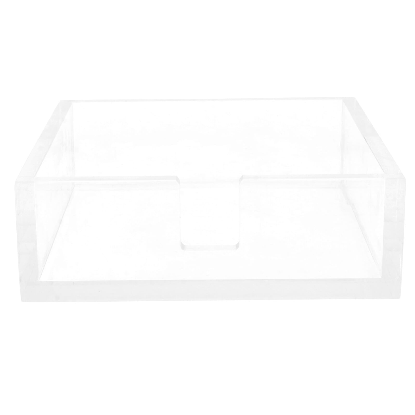 BESPORTBLE Portatovaglioli in Acrilico Trasparente per Cocktail e Cena Organizer Robusto e Moderno per Carta Supporto Tavola Elegante per Casa Bar e Ristorante Dimensioni