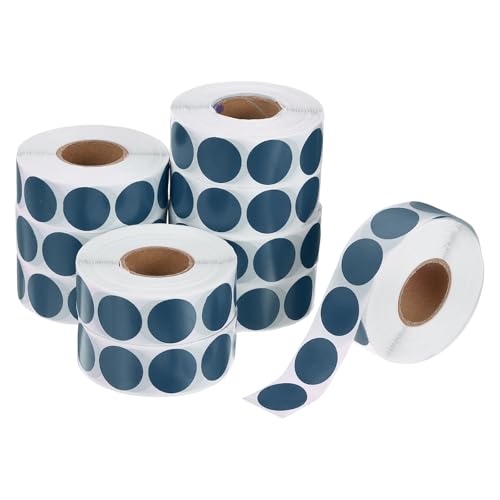 Pastilles rondes adhésives PATIKIL 10000 pièces 0.75 pouce gris bleu en rouleaux