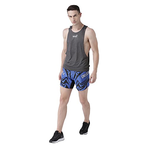 Image of USI Universal Tribal Shorts for Men (411VNB) (S) Blue /Black