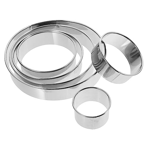 CONGARTENO 6piezas Moldes Inoxidable Para Empanadas Cortadores De Pierogi Chinos Para Empanadillas Cortador De Masa Para Albóndigas Herramienta Práctica Para Albóndigas
