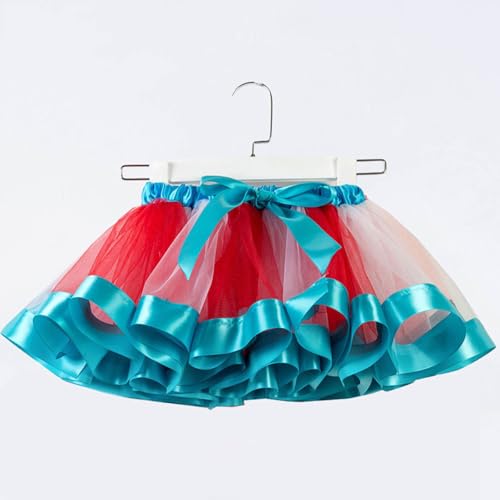 lisusut] 子供 ドレス プリンセス チュチュスカート キッズ レインボー
