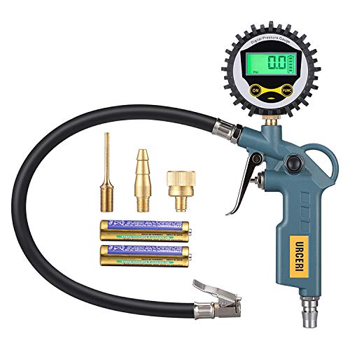 URCERI Manómetro Digital, 200 PSI, Precisión de ± 1%, Función 3 en...