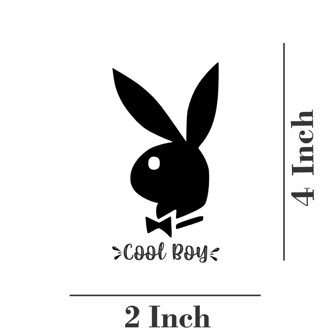 Temporary Tattoowala Play Boy Temporary Tattoo For Male And Female Tattoo Sticker 1