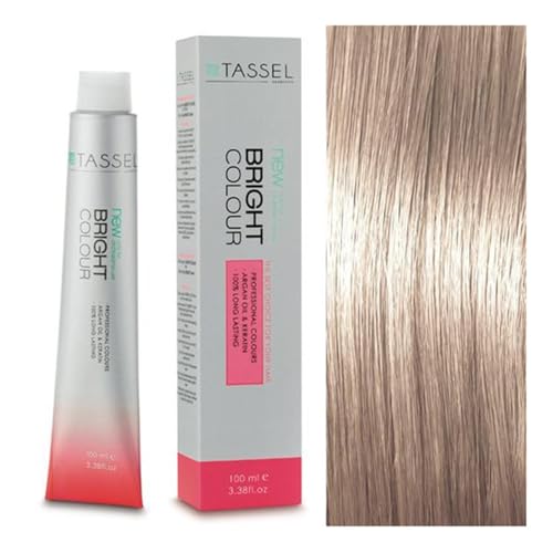 Nº 10.1 Rubio Platino Ceniza - Tinte con Aceite de Argán y Queratina 100 ml - Tassel