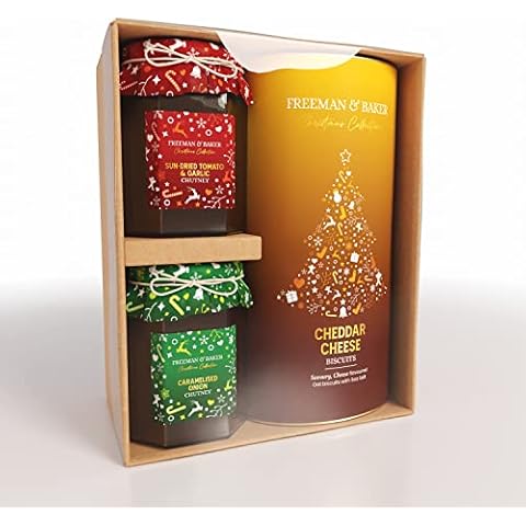 Freeman & Baker - Christmas - Savoury biscuit and Chutney Gift Pack (360g) Cover