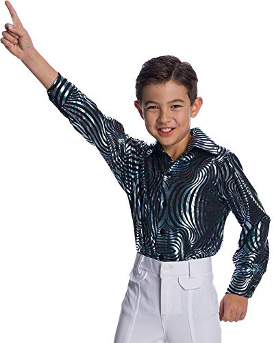 Charades Psychedelic Swirl Children's Disco Top , As Shown, X-Large