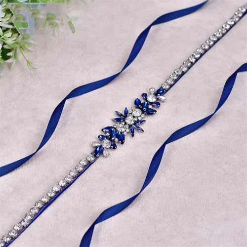 Women Rhinestones Bridal Ribbon Belt Banquet Evening Dress Sash Pearl Party Wedding Accessories4