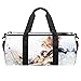 Xingruyun Bolsa de Deporte Chica de Dibujos Animados Bolso de Viaje Bolsa de natación Bolsa de Gimnasio y Fitness Sport Duffel Bag con Bandolera para niños y niñas 45x23x23cm