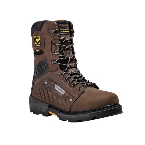 Scorpion 9” Plain Toe Waterproof Work Boot – Brown3
