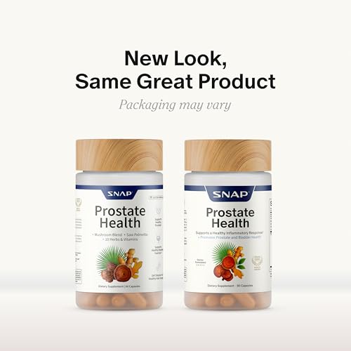 Image of Snap Supplements Prostate Health Supplements for Men, 90 Vegan Capsules | Supports Urinary Tone and Healthy DHT Balance, Saw Palmetto for Men, Stinging Nettle, Beta-Sitosterol, Non-GMO, Gluten-Free
