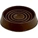 Shepherd Hardware Products 213118 3 in. Brown Round Rubb Cup44; Pack of 2