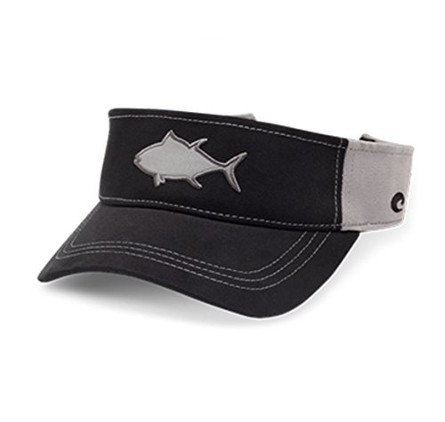 Costa Del Mar Tuna Colorblock Reflective Visor, Black