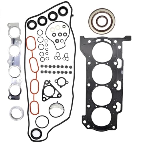 Image of GXARTS MLS Engine Cylinder Head Gasket Set HS26515PT Compatible with Toyota Prius 1.8L 2010-2013 Compatible with Lexus CT200 1.8L L4 2ZR-FXE 2ZRFE 2010-2013 11115-37030 11115-37050 11115-37051