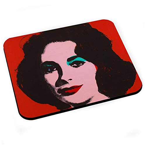Mousepad Andy Warhol Portrait Elizabeth Taylor Pop Art 70s
