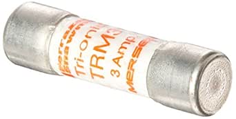 Fusible TRM Tri-Onic Temporisé Mersen 6/10A 250VAC - Taille Midget, 10kA, Pour Circuits Industriels