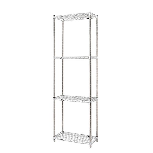 エレクター スーパーエレクターシェルフ W605xD307xH1892mm Pポール 4段 SS610・P1900W-4