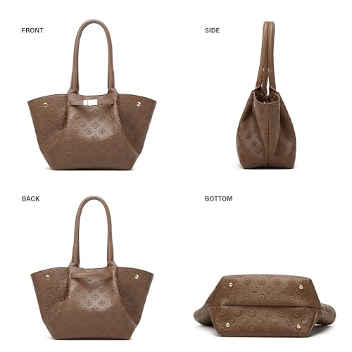 Image of Women Fashion Handbags Wallet Tote Bag Shoulder Bag Top Handle Satchel Purse Set 4pcs