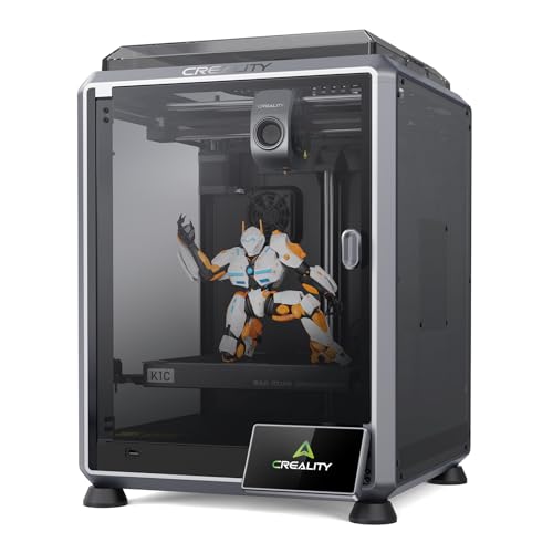 Creality Impresora 3D K1C Gris, Impresora 3D 600mm/s Impresión